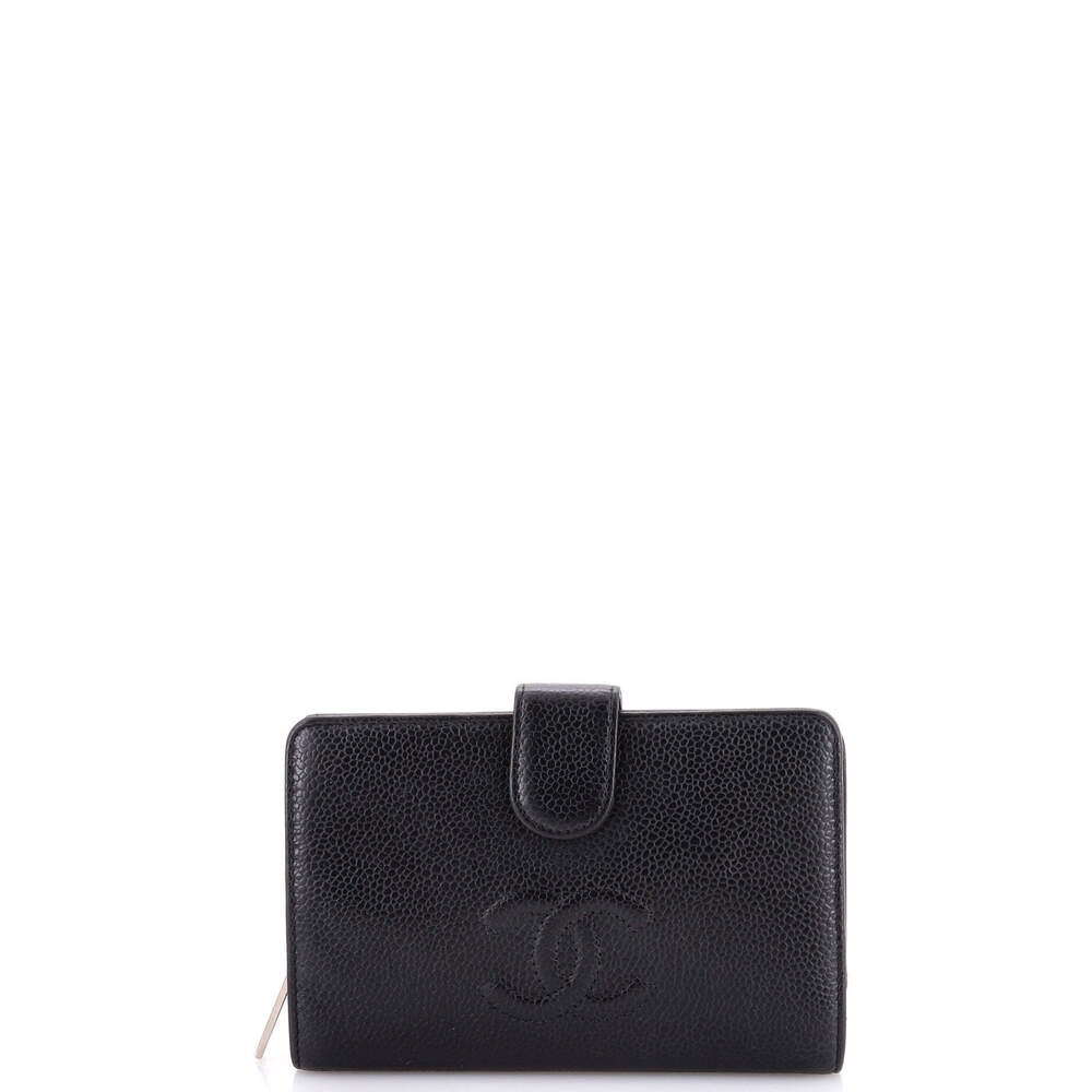 Chanel Small Timeless CC French Wallet Caviar